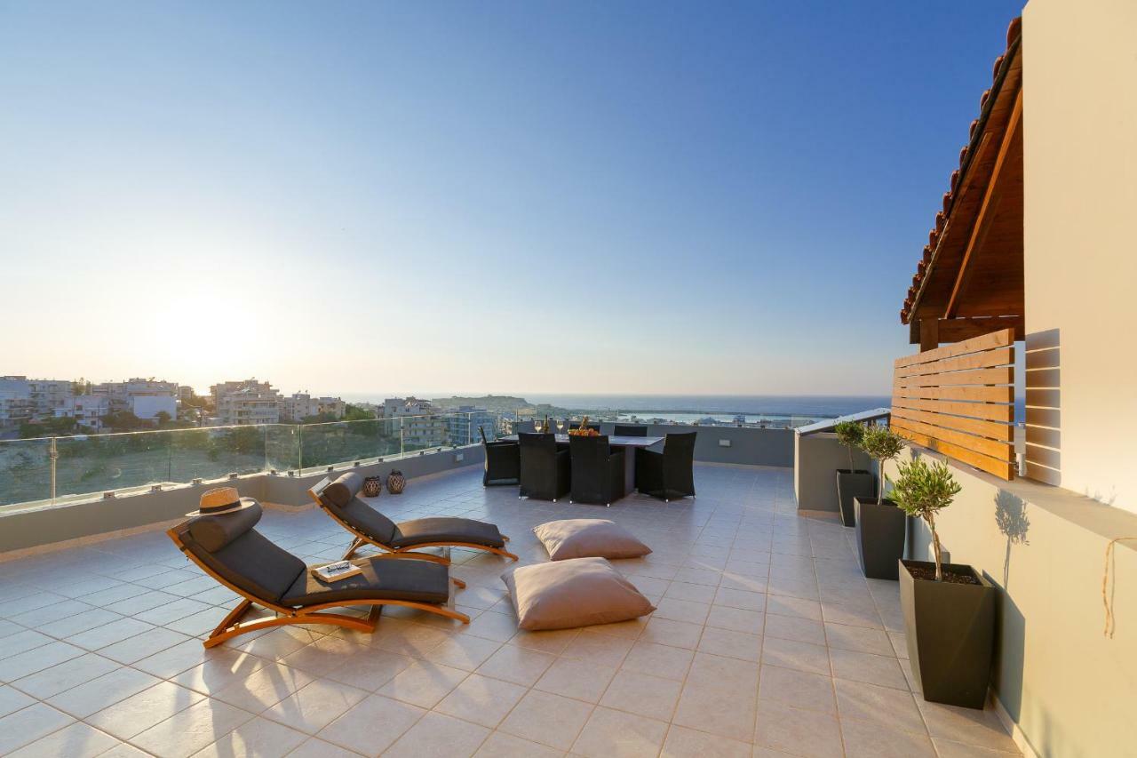 Stelios Penthouse Apartman Réthimno Kültér fotó