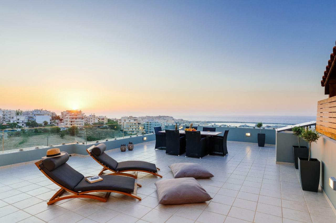 Stelios Penthouse Apartman Réthimno Kültér fotó